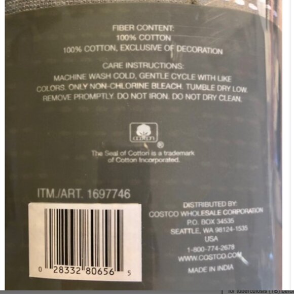 Classic Elements 8 Pack 100% Cotton Soft and Absorbent  Kitchen Towels, Gray - Picture 11 of 11